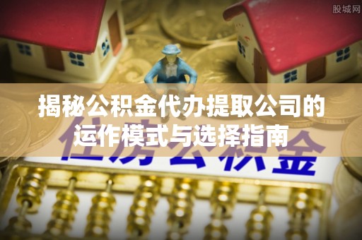 文山揭秘公积金代办提取公司的运作模式与选择指南