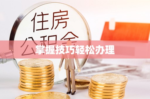 文山掌握技巧轻松办理